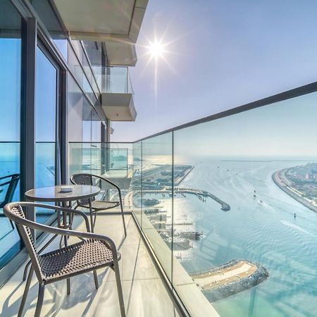 Coastal 2Br At Beach Vista Tower 2 Emaar Beachfront Dubai Marina By Deluxe Holiday Homes Eksteriør bilde